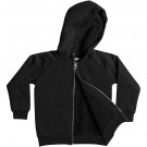 Quiksilver Boys Block Outback Sherpa Zip-Up Hoodie FULL ZIP FLEECE Black SZ 4