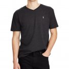 NWT Polo Ralph Lauren Men V-Neck Modern Classic-Fit T-Shirt Tee Mens Black M Med