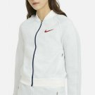 NWT $300 NIKE Tech Fleece Womens Zip Collared Jacket White CZ3619-100 USA sz XL