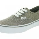 NEW VANS AUTHENTIC GLITTER TEXTILE GY TRUE WHITE SHOES 10 MENS UK 9 EUR 43 28 CM