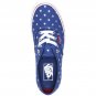 VANS AUTHENTIC FOIL STARS RED BLUE SHOES KIDS US 1.5 UK 1 EUR 32 CM 19.5 SK8 NEW