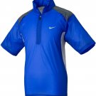 Nike Golf Shirt S/s Windproof Mens Size Medium Slim Fit Blue M