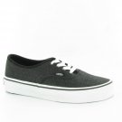 VANS AUTHENTIC GLITTER BLACK SHOES MENS/boys 3.5 WOMENS 5 NEW NIB SK8 LO TOP NEW