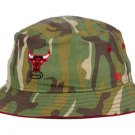 CHICAGO BULLS '47 NBA HWC Woodrow Bucket WOODLAND CAMO HAT CAP S M WINDY CITY