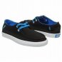 NWOB VANS AUTHENTIC RATA VULC BLACK BLUE SHOES KIDS 13.5 NEW KARATE SURF SK8