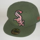 NEW ERA CHICAGO WHITE SOX RIFLE GREEN FITTED HAT CAP 59/50 59FIFTY BASEBALL