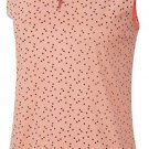 Nike Dri Fit Sleeveless Victory Blade Print Golf Polo 2019 Women Pink Quartz XL