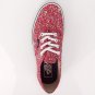 VANS AUTHENTIC LIBERTY ARTS FABRIC LEAVES PINK SHOES MENS 4 WOMENS 5.5 ART NIB