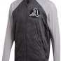 Adidas VRCT PBLUE Jacket FP8121 Men&acirc;��s Size S M Grey Two Tone VARSITY $100 TENNIS