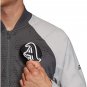 Adidas VRCT PBLUE Jacket FP8121 Men&acirc;��s Size S M Grey Two Tone VARSITY $100 TENNIS