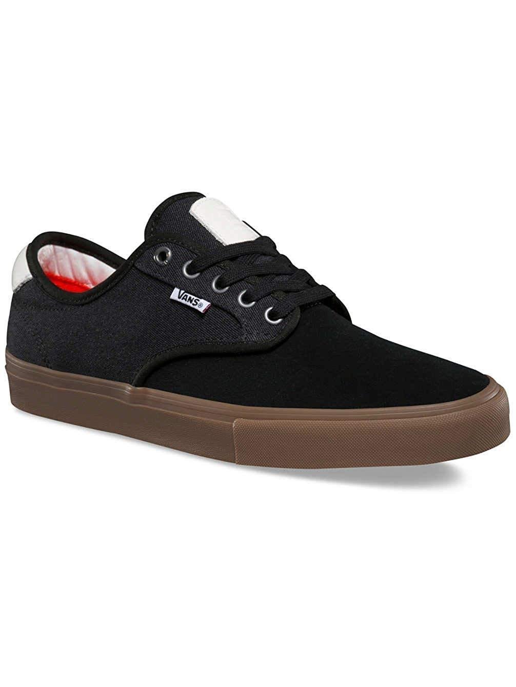 VANS AUTHENTIC CHIMA FERGUSON PRO COVERT TWILL BLACK GUM SUEDE 6.5 MENS SHOES