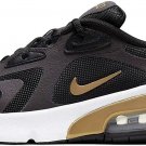 Nike Air Max 200 GS AT5627-003 Big Kids Black/Gold Active Sneakers Size 4.5Y NEW