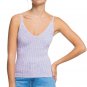 NEW Roxy Womens S SMALL Moon Bird V-Neck TANK TOP Sweater TOP LIGHT PURPLE