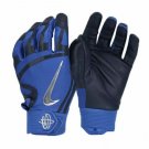 Nike Huarache Elite Baseball Batting Gloves BLUE GB0448-408 Men's LARGE NEW