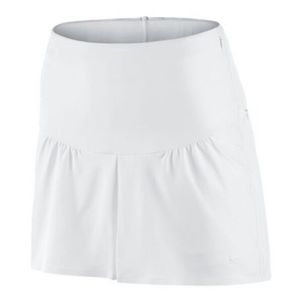 Nike TOUR Premium Golf Skort DRI FIT DRY sz 10 100$ WHITE 452831 SKIRT TENNIS