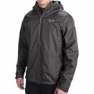 New Mountain Hardwear Men's Finde Jacket L LARGE $115 BLACK RAIN FINDER SHELL
