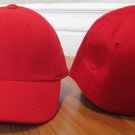 NEW TOP OF THE WORLD HAT CAP RED FITTED 6 7/8 BLANK BASEBALL T.O.W.