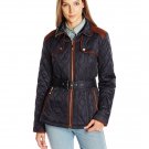 NEW NAVY Vince Camuto Women's Quilted Barn Jacket L1611 SMALL S MEDIUM M