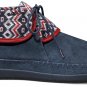 NEW VANS AUTHENTIC MOHIKAN NORDIC BLUE SHOES WOMENS SZ 5 SURF SIDERS MOCCASINS