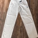 NEW MENS ADIDAS WEEKENDER PANTS WAIST 30 TAN FLAT FRONT E73489 UNHEMMED