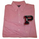 RALPH LAUREN Polo Mens Button-Down Varsity Patch Oxford Shirt Light Red M L XL
