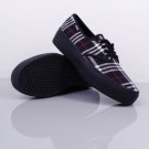 NEW NIB VANS WOMENS BLACK 5.5 PAITYN SHOES PLAID RED ROCKABILLY RARE
