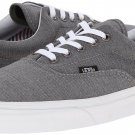 Vans Era Suiting STRIPES CHARCOAL True White Men's Classic Skate Shoes sz 6.5