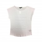 Ralph Lauren Women's Stretch Cotton Tee White Medium Med M