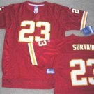 REEBOK KANSAS CITY KC CHIEFS SURTAIN JERSEY ON field YOUTH LARGE L LRG RED NFL