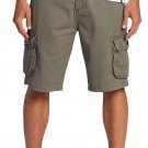 Quiksilver Mens Measure Cargo Shorts DUSTY OLIVE GREEN REGULAR FIT SZ 28 29