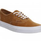 NEW VANS AUTHENTIC CA WASHED HERRINGBONE INCA GOLD ORANGE SHOES MENS 8 SKATE