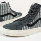 VANS SK8 HI ZIP CA ITALIAN WEAVE NUBUCK VN-XH9HUG MENS SZ 6.5 SHOES NEW