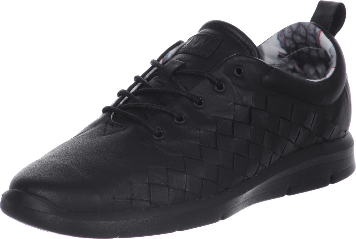 VANS SHOES TESELLA 3D ALOHA BLACK LEATHER WEAVE sz SIZE 10 Mens CM 28 SKATE SK8