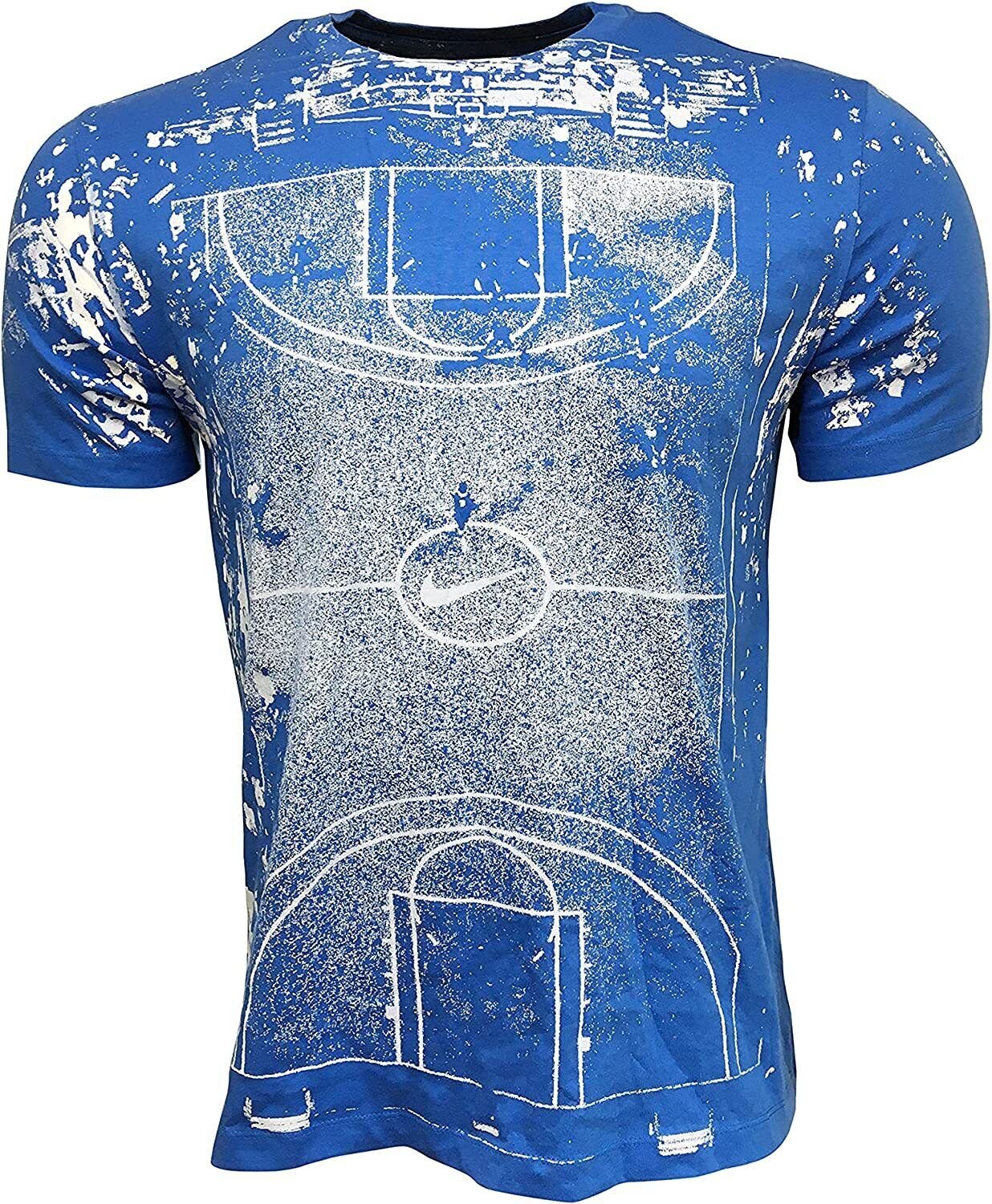 AUTHENTIC THE NIKE TEE 100% COTTON BLUE BASKETBALL T SHIRT DD0821-403 MENS M MED