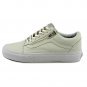 VANS OLD SKOOL ZIP LEATHER TRUE WHITE GOLD 3.5 MENS NEW NIB WOMENS 5