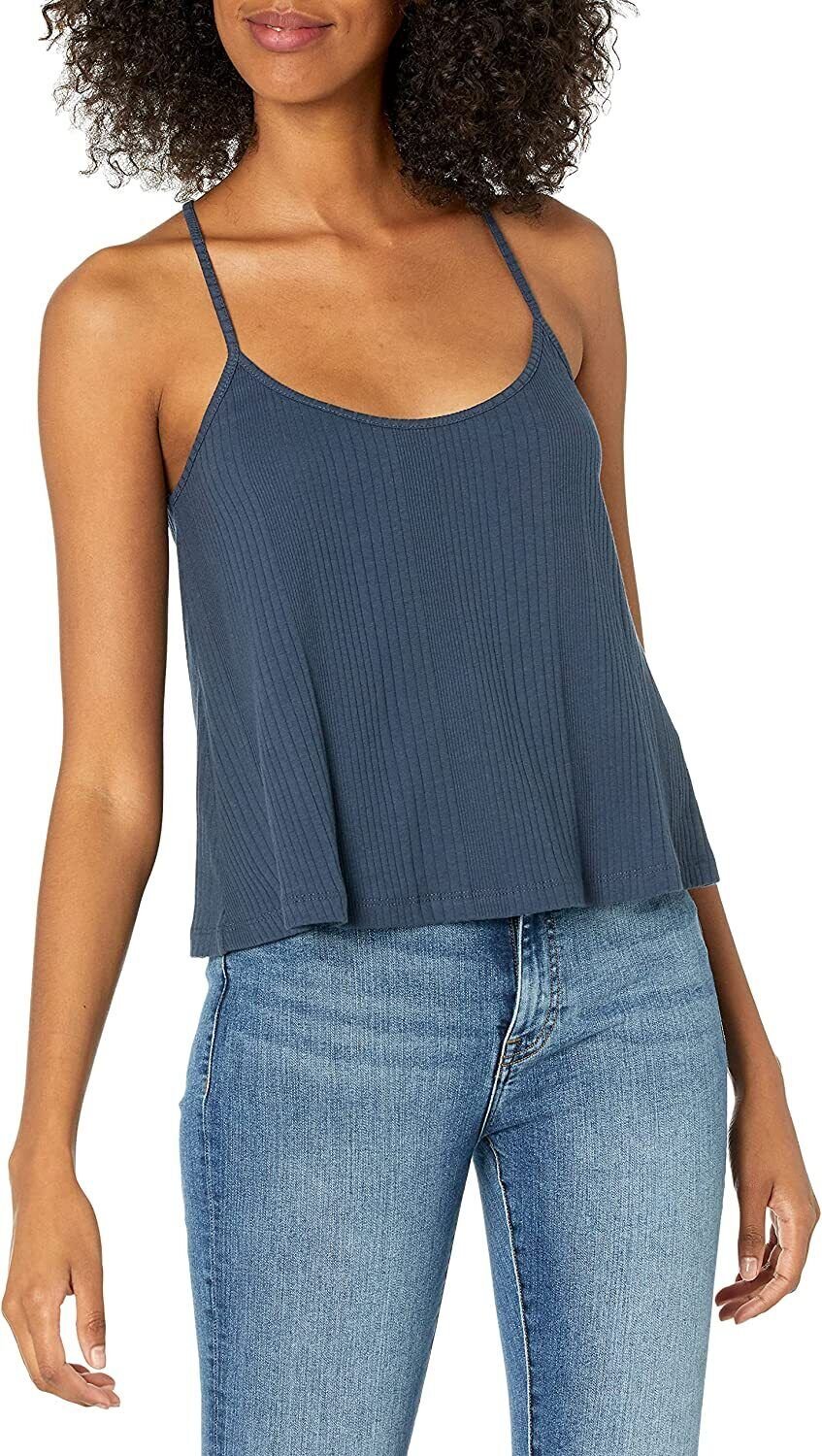 NEW Roxy Women's Happy Thoughts Tank Top MOOD INDIGO BLUE SZ XS S L XL NWT