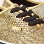 VANS AUTHENTIC GLITTER GOLD MICRO DOTS SHOES MENS 3.5 WOMENS SZ 5 21.5CM NEW ERA