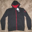 ADIDAS PERFORMANCE BLACK MESSI FULL ZIP HOODED FLEECE JACKET SWEATSHIRT S S09843