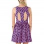 NEW Vans Womens/Juniors M MEDIUM ELLINGTON Dress PINK BLUE A LINE BABY DOLL