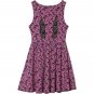 NEW Vans Womens/Juniors M MEDIUM ELLINGTON Dress PINK BLUE A LINE BABY DOLL