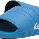 Quiksilver Men's Rivi Slide Open Toe Sandals BLUE WHITE SIZE 13 14 BEACH SURF