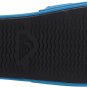 Quiksilver Men's Rivi Slide Open Toe Sandals BLUE WHITE SIZE 13 14 BEACH SURF