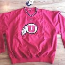 NEW NIKE UTAH UTES WINDBREAKER PULLOVER M NWT JACKET MEDIUM MED