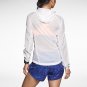 Nike Impossibly Light Running Jacket Women's XS WHITE BLUE 618991 100 3M NEW NWT