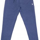 Ralph Lauren Polo Mens DOUBLE KNIT TECH ATHLETIC Pants BLUE HEATHER sweat M