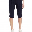 ADIDAS CAPRI GOLF Womens Pant PANTS NAVY CLIMALITE STRETCH SZ 6 NEW $70 Z16004