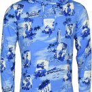Ralph Lauren Polo Mens Hawaiian Tropical Print Hooded Long-Sleeve T-Shirt hoodie