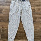 Polo Ralph Lauren Mens L GREY BEAR USA AMERICAN FLAG Jogger Pajama PANTS BOTTOMS