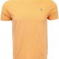 Polo Ralph Lauren Crew Neck Modern Classic-Fit T-Shirt Mens ORANGE GREEN PONY