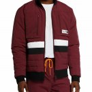 $250 Men’s Puma Parquet Quilted Puffer Jacket Burgundy Black Size XXL 599940 01